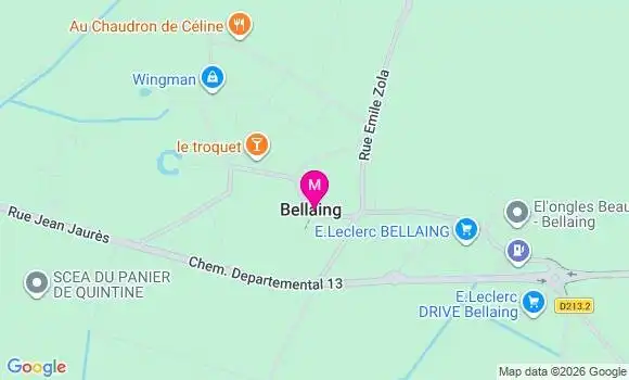 Localisation E.leclerc - 59135