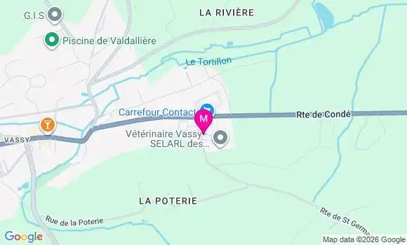 Localisation Carrefour Contact - 14410
