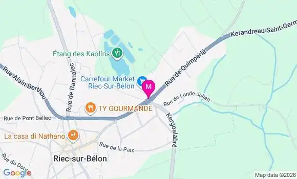 Localisation Carrefour Market - 29340