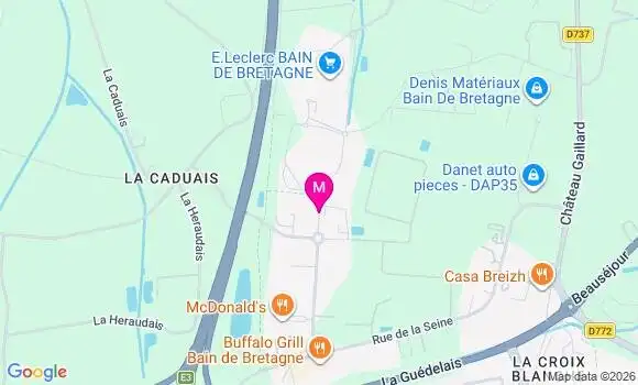 Localisation E.leclerc - 35470