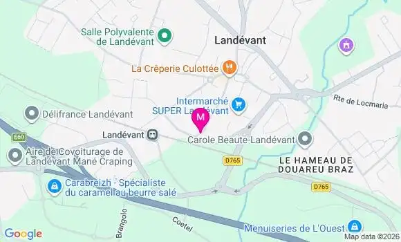 Localisation Intermarche Super - 56690
