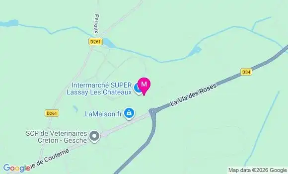 Localisation Intermarche Super - 53110