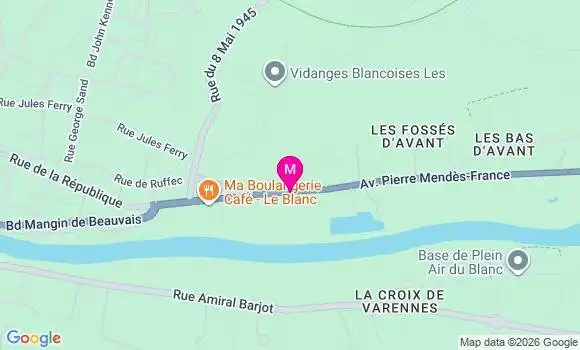 Localisation U Express - 36300