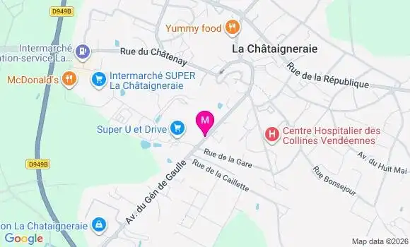 Localisation Super U - 85120