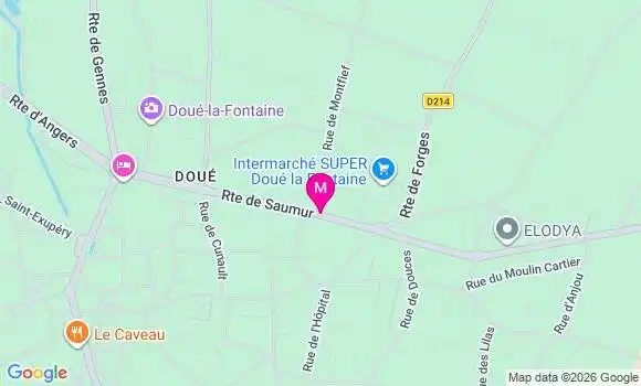 Localisation Intermarche Super - 49700