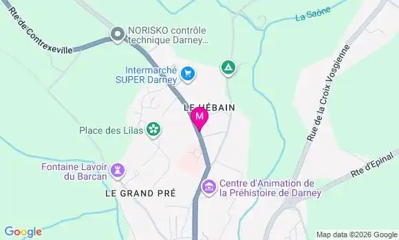Localisation Intermarche Super - 88260