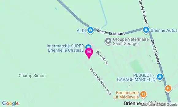 Localisation Intermarche Super - 10500