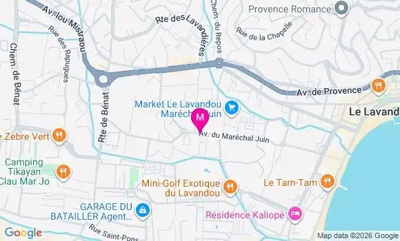 Localisation Carrefour Market - 83980