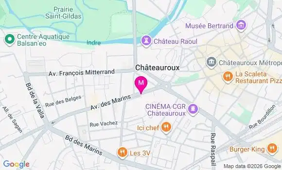 Localisation Super U - 36000