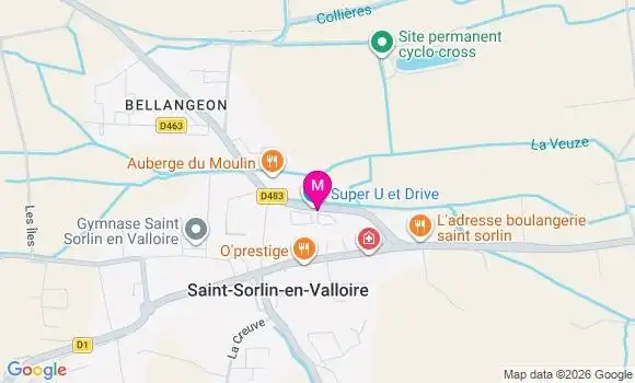 Localisation Super U - 26210
