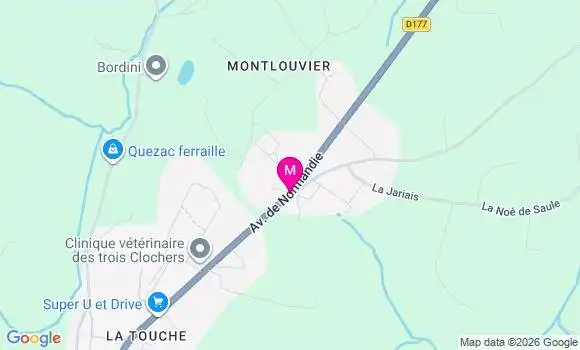 Localisation Super U - 35420
