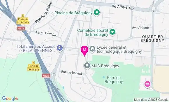Localisation Carrefour Express - 35200