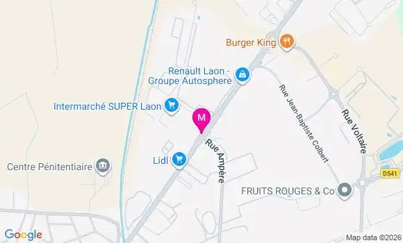 Localisation Intermarche - 02000