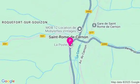 Localisation Saint Rome de Cernon - 12490