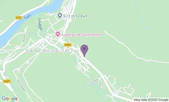 Localisation Saint Rome de Tarn - 12490
