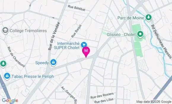 Localisation Intermarche Super - 49300