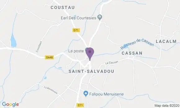 Localisation Saint Salvadou Ap - 12200
