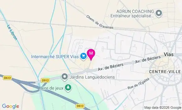 Localisation Intermarche Super - 34450