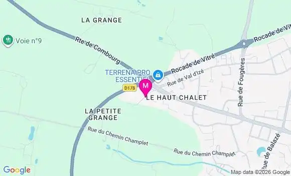 Localisation Intermarche Super - 35500