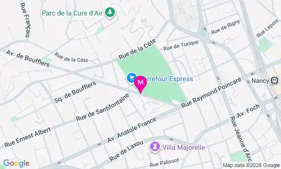 Localisation Carrefour Express Boufflers - 54000