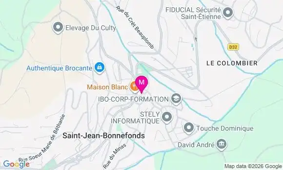 Localisation Saint Jean Bonnfonds - 42650