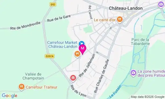 Localisation Carrefour Market - 77570