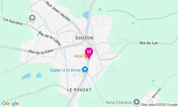Localisation Super U - 36270