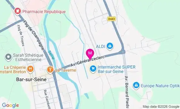 Localisation Intermarche Super - 10110