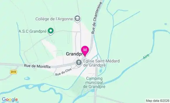 Localisation Carrefour Express - 08250