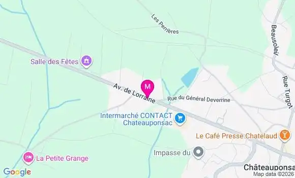 Localisation Intermarche Contact - 87290
