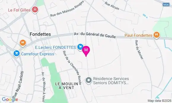 Localisation E.leclerc - 37230