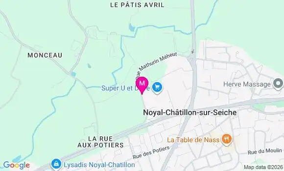 Localisation Super U - 35230