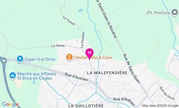 Localisation Super U - 35460