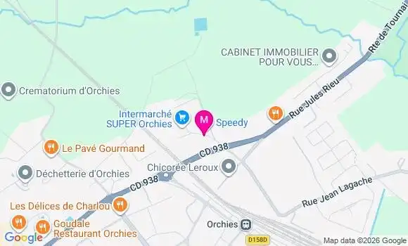 Localisation Intermarche Super - 59310