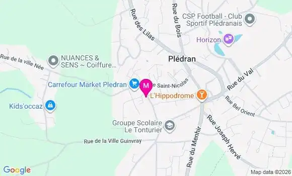 Localisation Carrefour Market - 22960
