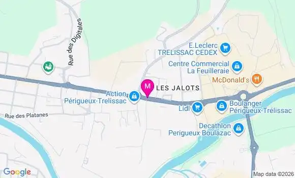 Localisation E.leclerc - 24750