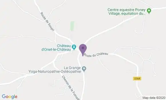 Localisation Salles la Source Souyri Bp - 12330