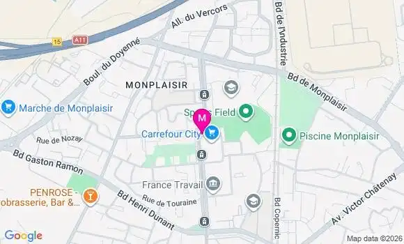 Localisation Carrefour City l