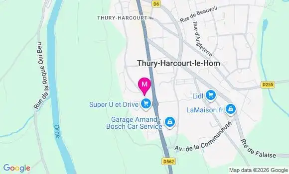 Localisation Super U - 14220
