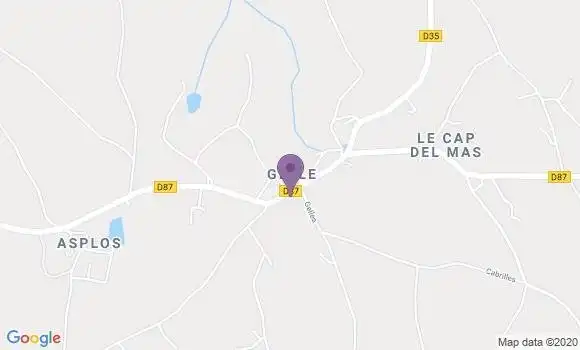 Localisation Causse et Diege Gelle Ap - 12700