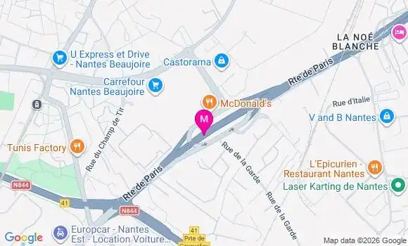 Localisation Carrefour - 44300