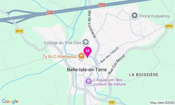 Localisation Carrefour Contact - 22810