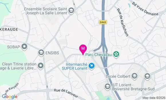 Localisation Intermarche Super - 56100