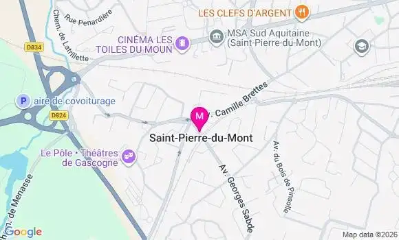 Localisation Carrefour Express - 40280