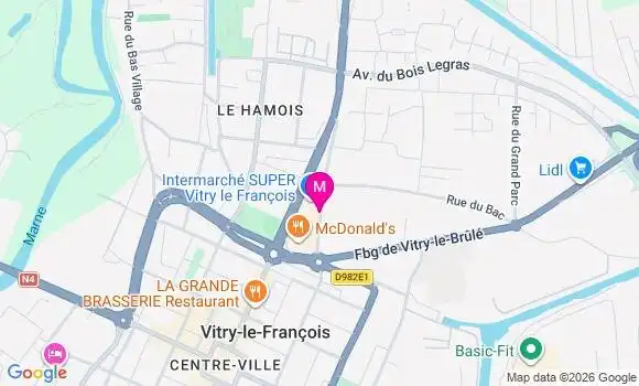 Localisation Intermarche Super - 51300