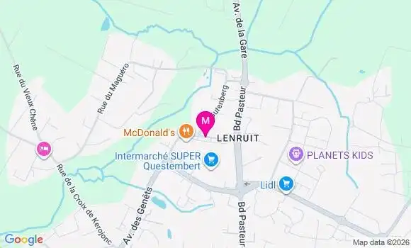 Localisation Intermarche Super - 56230