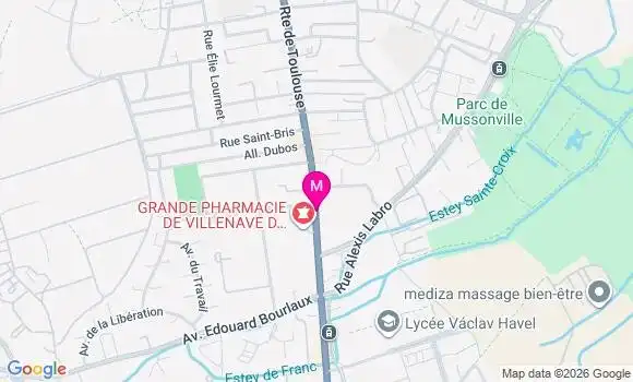 Localisation Auchan Supermarche - 33130