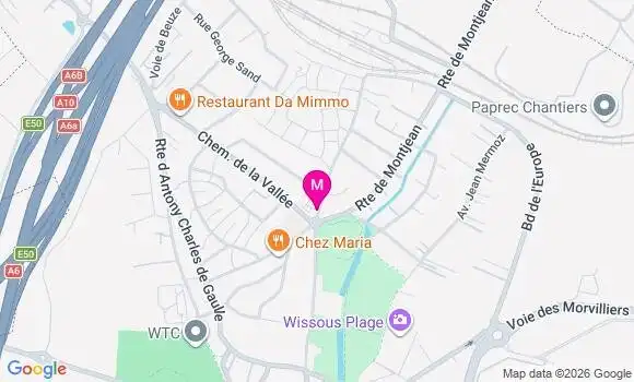 Localisation Carrefour Contact - 91320
