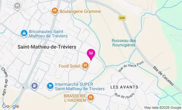 Localisation Intermarche Super - 34270