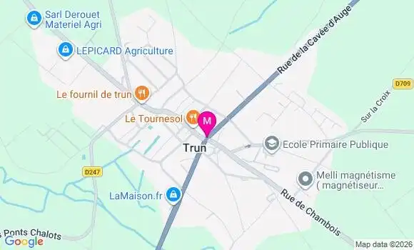 Localisation Trun - 61160